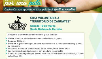 Gira a territorio de zaguates