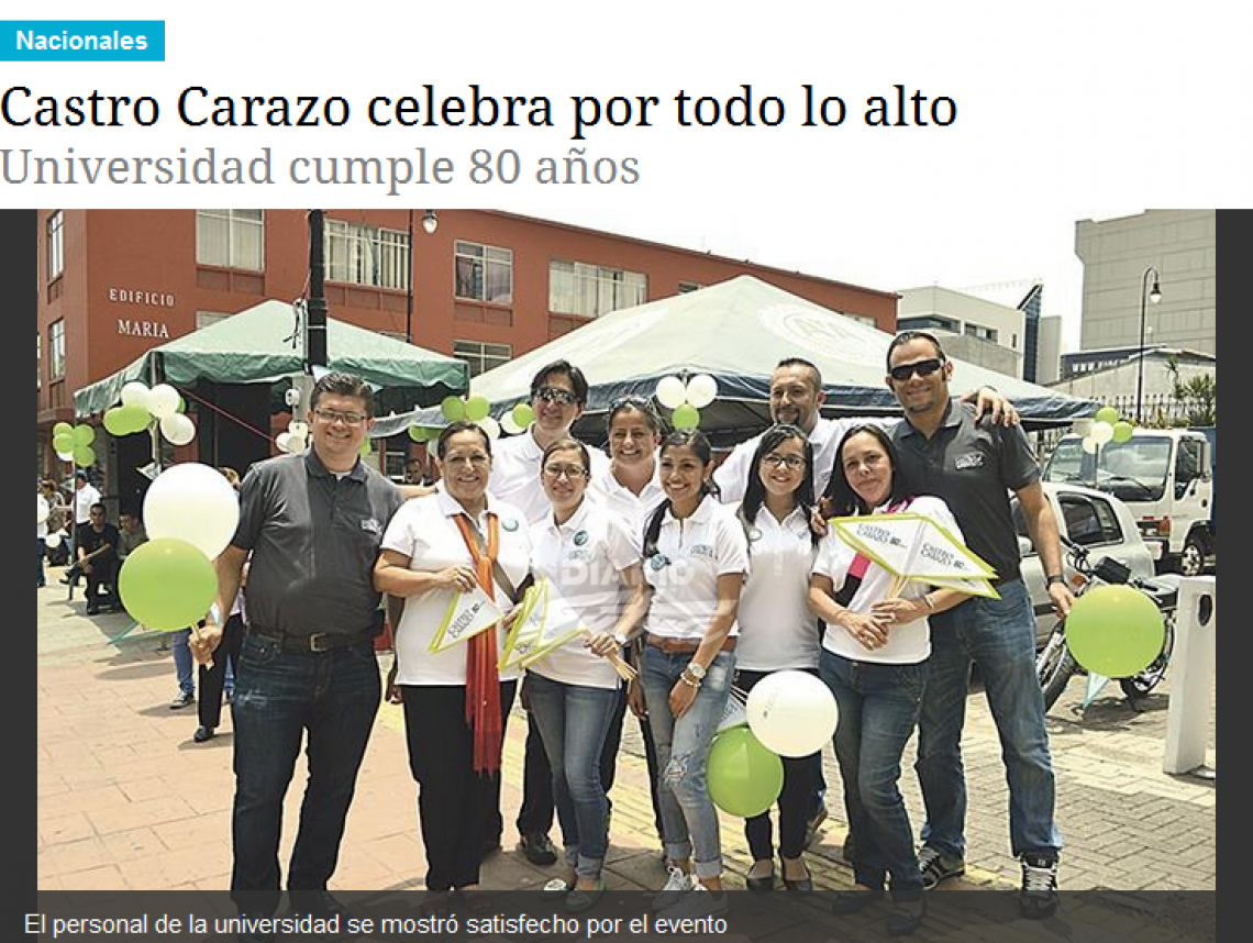 Castro Carazo celebra por todo lo alto