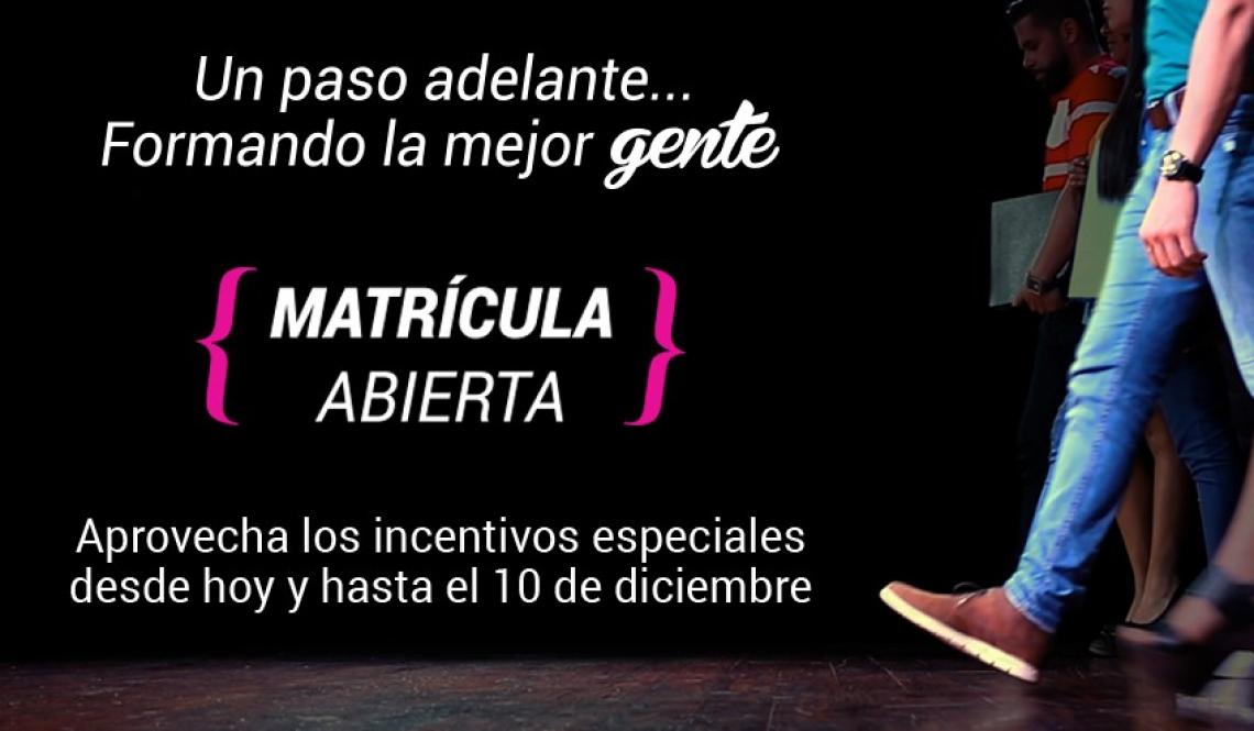 ¡Matricula Abierta!- I Cuatrimestre 2017