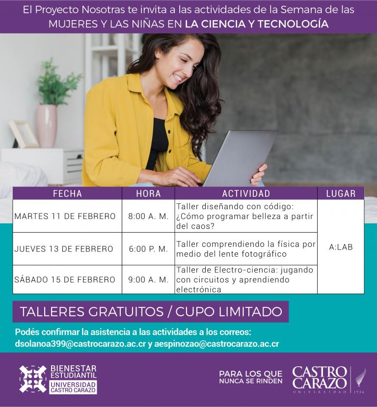 Semana de las Mujeres y las Niñas en la Ciencia y Tecnología